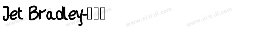 Jet Bradley字体转换